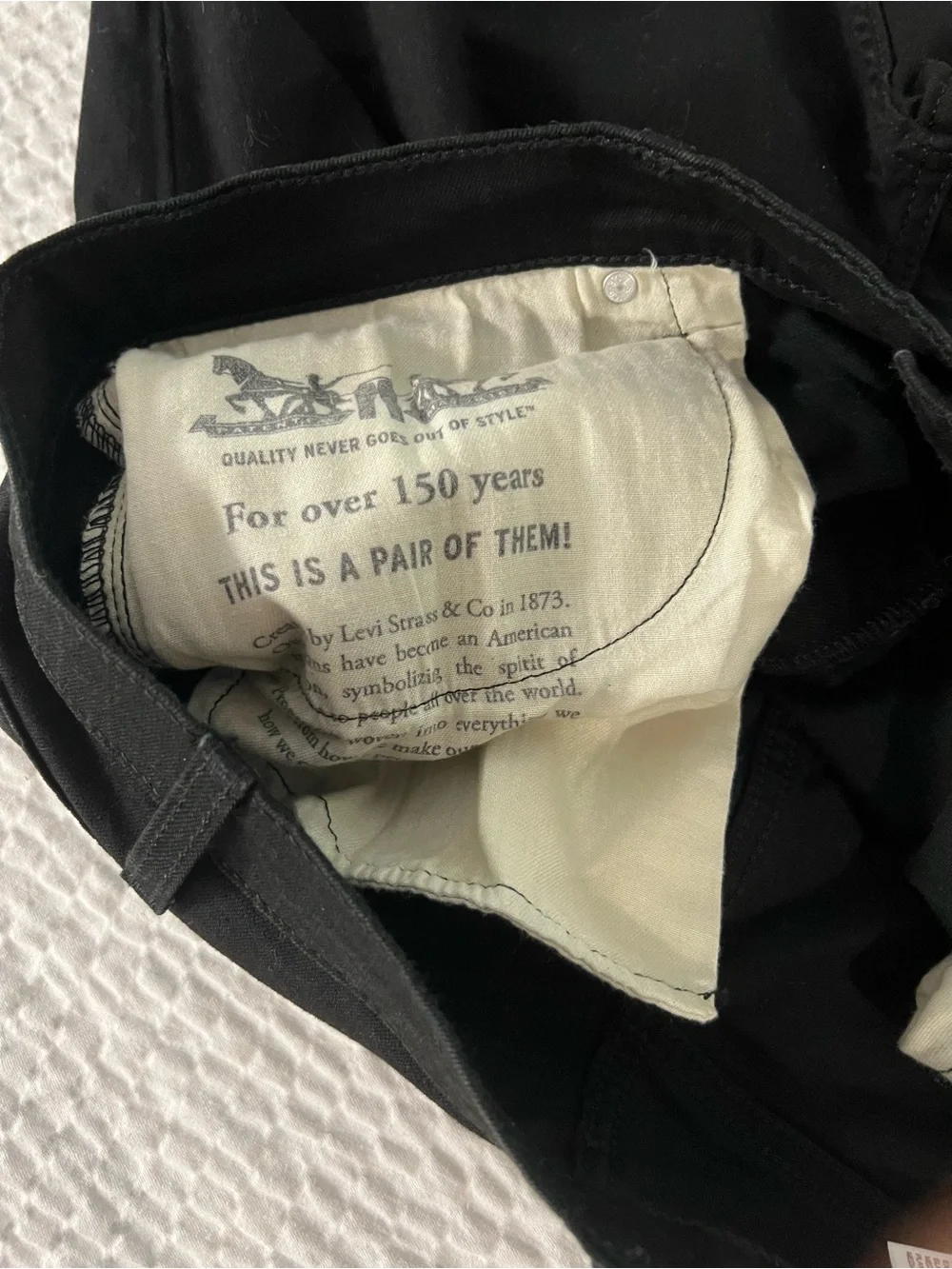 Levis nwot washed